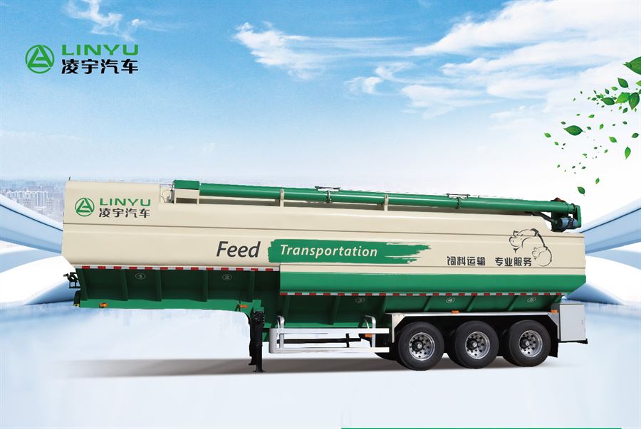 龙八国际网页long8868 散装饲料运输半挂车